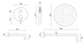 Miniatyrbild 6 av 7: BAD OCH DUSCH SET REA LUNGO GOLD + BOX