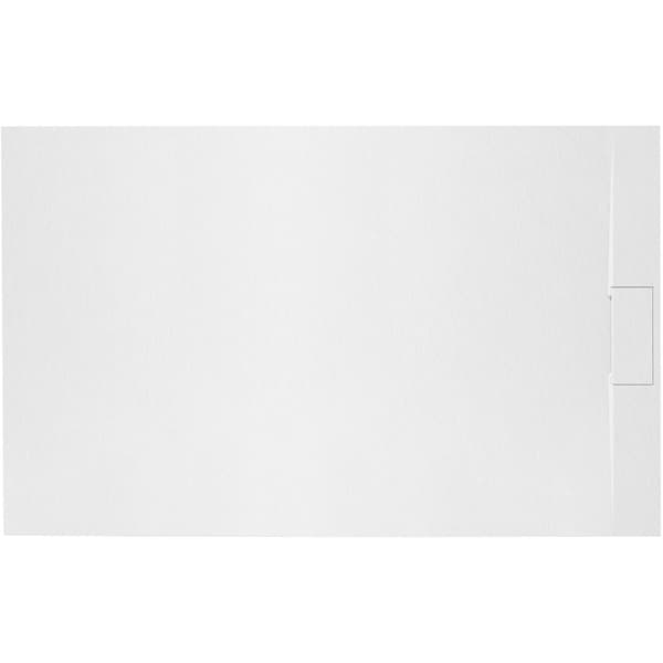 BASALT duschbrosch, vit, 80X100