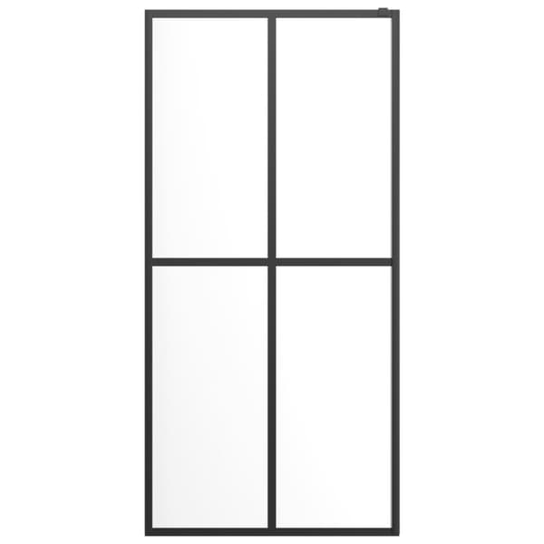 Duschvägg till duschkabin härdat klart glas 140x195 cm