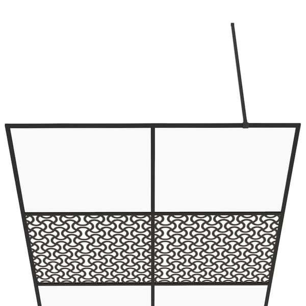 brusevæg 140x195 cm med klart sikkerhedsglas