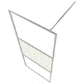 Miniatyrbillede 4 af 6: brusevæg ESG-glas med stendesign 80x195 cm
