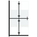 Pikkukuva 2 / 7: Walk-in suihkuseinä kokoontaittuva ESG 1/2 huurrelasi 90x190 cm