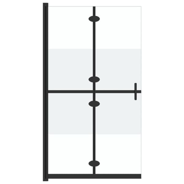 Walk-in suihkuseinä kokoontaittuva ESG 1/2 huurrelasi 90x190 cm