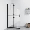 Pikkukuva 1 / 7: Walk-in suihkuseinä kokoontaittuva ESG 1/2 huurrelasi 90x190 cm