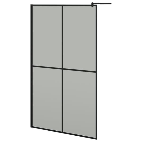 brusevæg 118x190 cm mørk hærdet glas