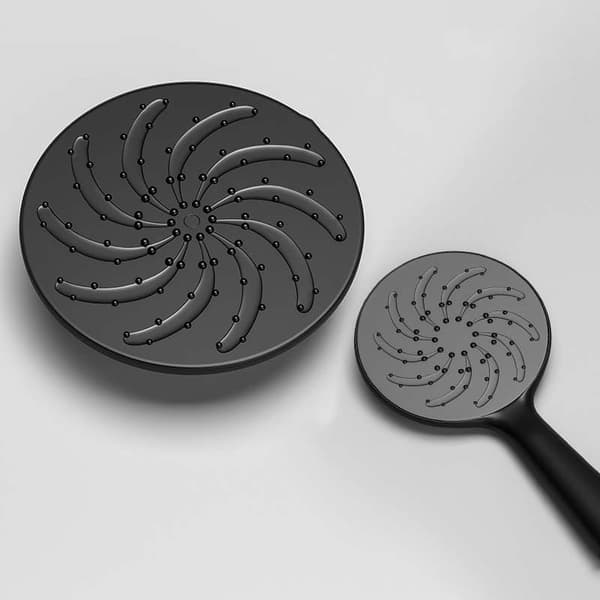 Brusesystem med hylde og håndholdt bruseholder med fleksibel slange Tavalax PrimaOne