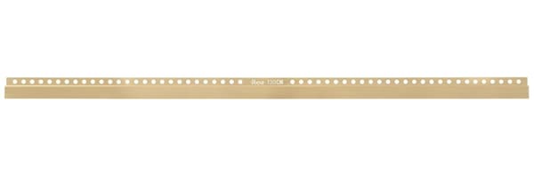 Frontlist för duschbrunn 130cm Borstad Guld
