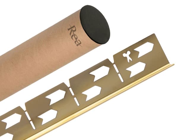 Lutningslist för duschbrunn 100cm Guld Höger