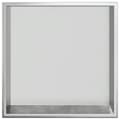Miniatyrbild 4 av 8: Duschnisch borstad silver 32x32x9 cm rostfritt stål