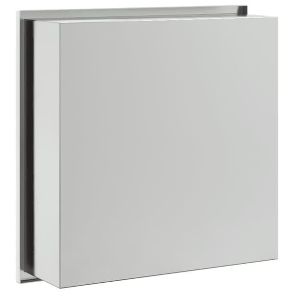Duschnisch borstad silver 32x32x9 cm rostfritt stål