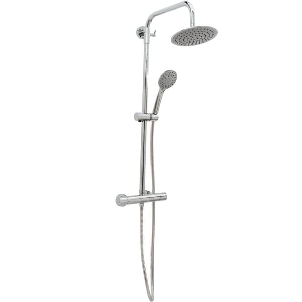 SUIHKUSETTI CALANI DAYTON THERMOSTAT CHROME