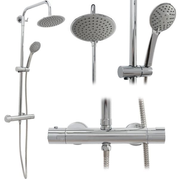 SUIHKUSETTI CALANI DAYTON THERMOSTAT CHROME