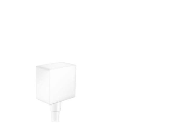 hansGrohe FixFit Square slangeudtag, mat hvid
