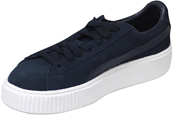Puma Suede Platform JR 363663-03, för tjej, Sportskor, marinblå