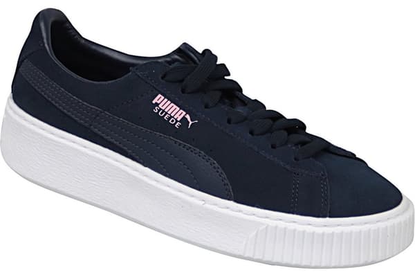 Puma Suede Platform JR 363663-03, för tjej, Sportskor, marinblå