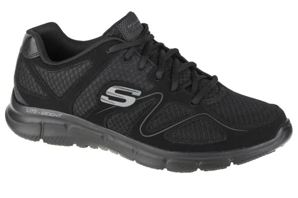 Skechers Verse - Flash Point 58350-BBK, Mand, Sneakers, sort