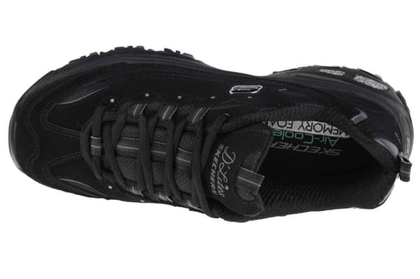 Skechers D Lites Biggest Fan 11930-BBK, Kvinde, Sneakers, sort