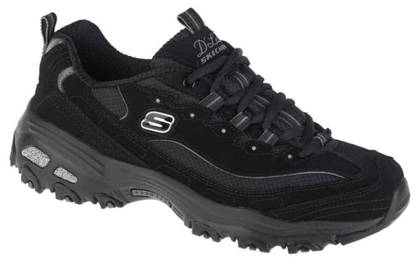 Skechers D Lites Biggest Fan 11930-BBK, Kvinde, Sneakers, sort