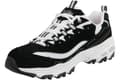 Miniatyrbillede 4 af 8: Skechers D Lites Biggest Fan 11930-BKW, Kvinde, Sneakers, sort