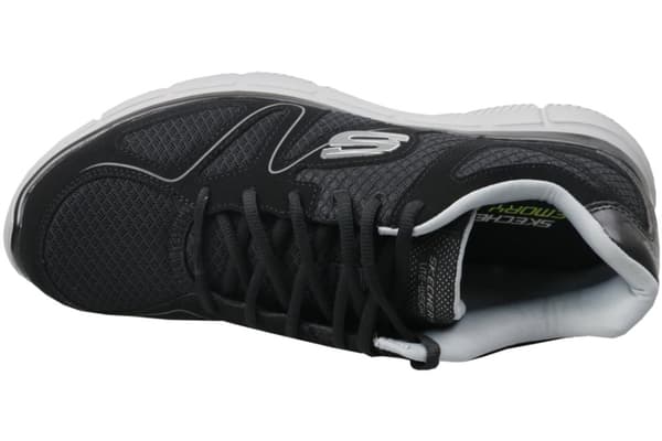 Skechers Satisfaction, Mand, Sneakers, sort