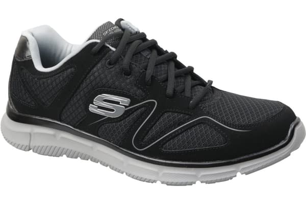 Skechers Satisfaction, Mand, Sneakers, sort