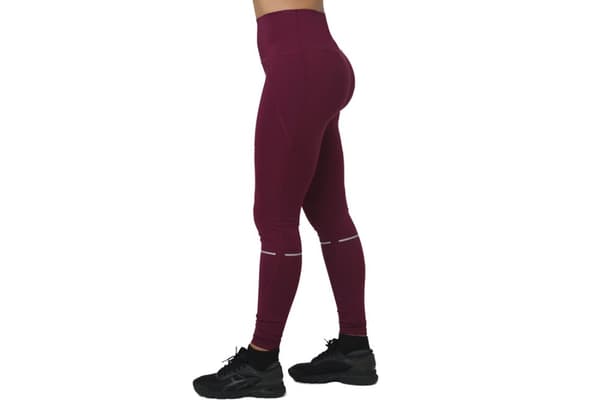 Asics System Tight W, Kvinde, Leggings, burgunder