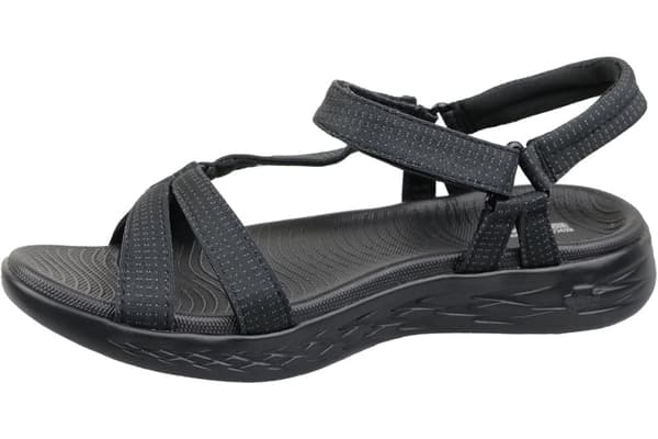 Skechers On The Go 600 15316-BBK, Kvinna, sandaler, svart