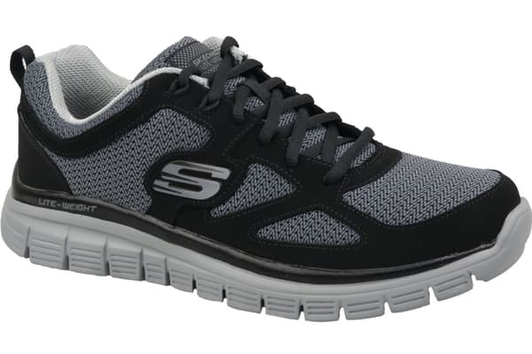 Skechers Burns Agoura 52635-BKGY, Mand, Sneakers, sort