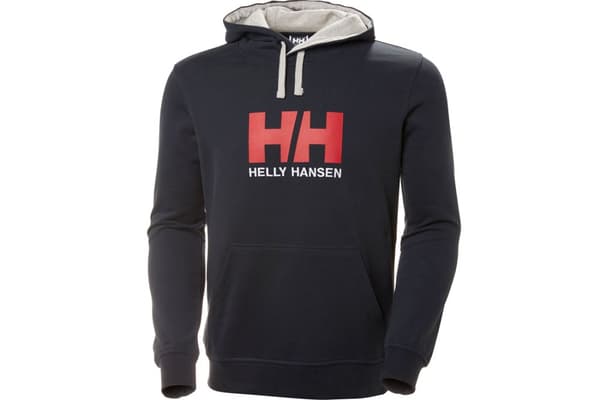 Helly Hansen Logo Hoodie, Man, Tröjor, marinblå M
