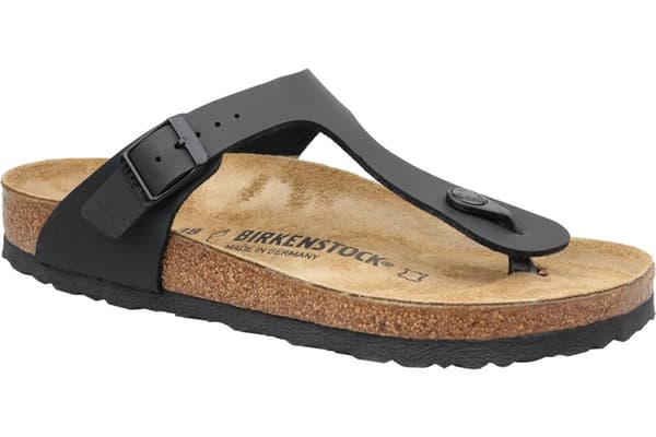 Birkenstock Gizeh BF 43691, Kvinde, Klipklapper, sort