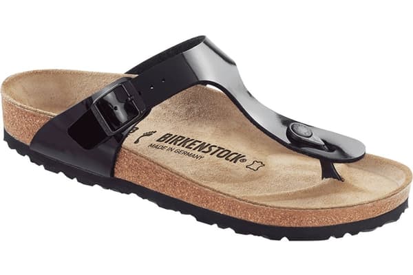 Birkenstock Gizeh 43661, Kvinde, Klipklapper, sort