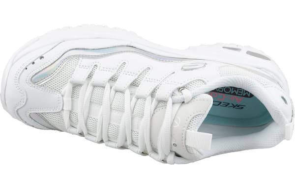 Skechers D Lites 13160-WSL, Kvinna, Sneakers, vit