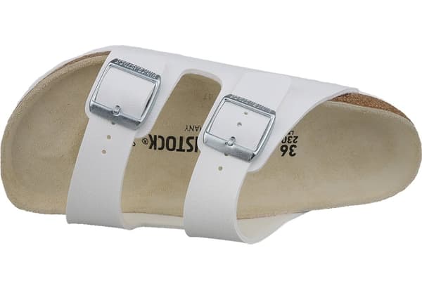 Birkenstock Arizona BF 51731, Unisex, Tofflor, vit