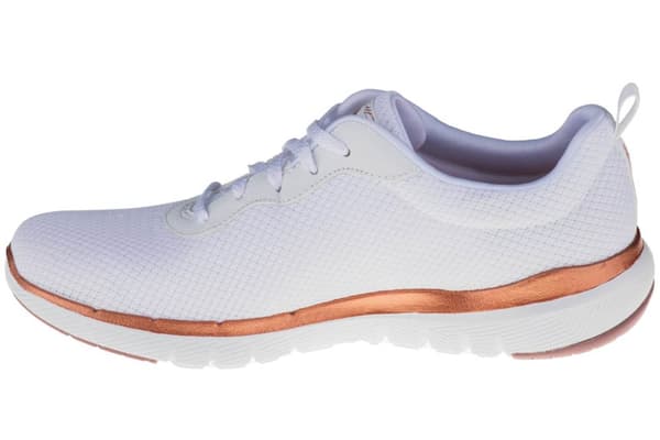 Skechers Flex Appeal 3.0 13070-WTRG, Kvinna, Sneakers, vit