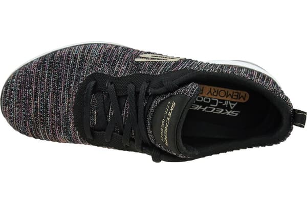 Skechers Flex Appeal 3.0 Endless Glamour 13071-BKMT, Kvinna, Sneakers, svart