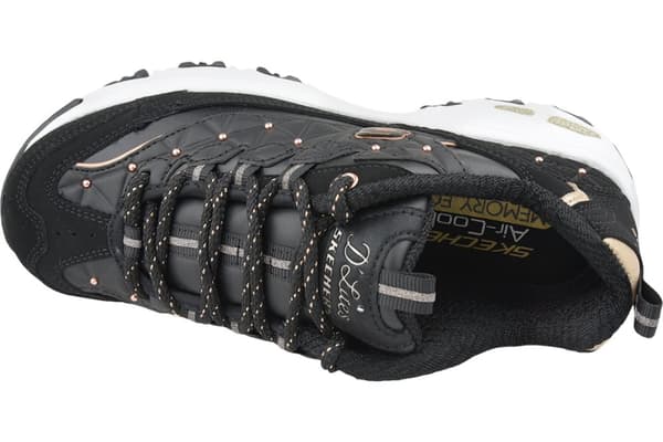 Skechers DLites, Kvinde, Sneakers, sort