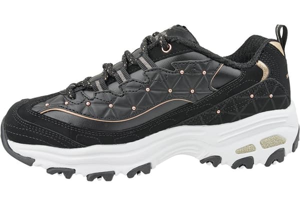 Skechers DLites, Kvinde, Sneakers, sort