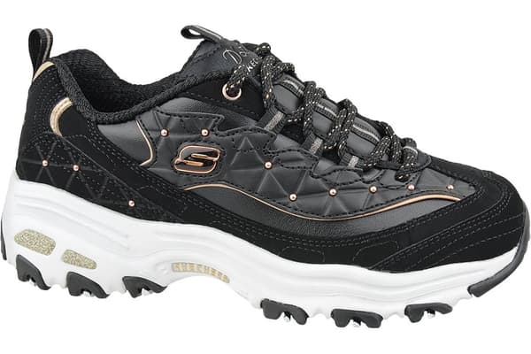 Skechers DLites, Kvinde, Sneakers, sort
