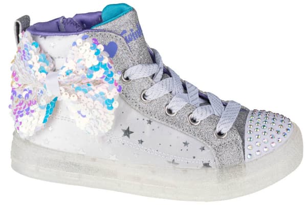 Skechers Shuffle Brights 2.0 314015L-WSL, för tjej, Plimsolls, vit 32