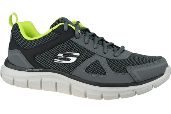 Skechers Track - Bucolo 52630-CCLM, Man, Training shoes, grå Grey 42