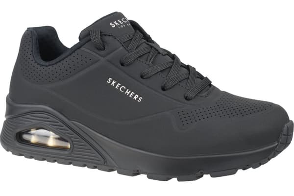 Skechers Uno-Stand on Air 73690-BBK, Kvinna, Sneakers, svart
