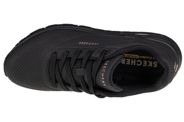 Skechers Uno-Stand on Air 73690-BBK, Kvinna, Sneakers, svart