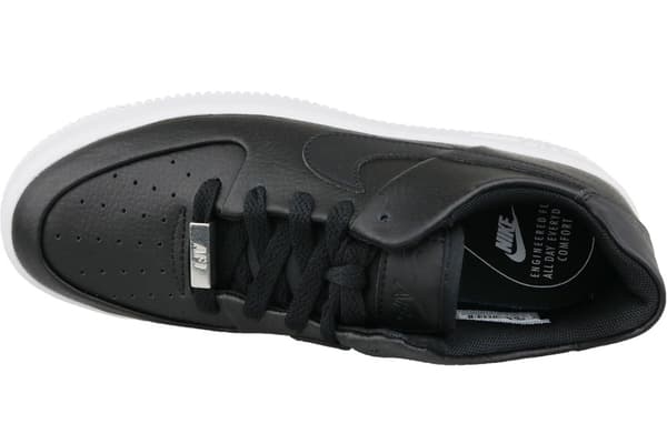 Nike Air Force 1 Sage Low, Kvinna, Sneakers, svart