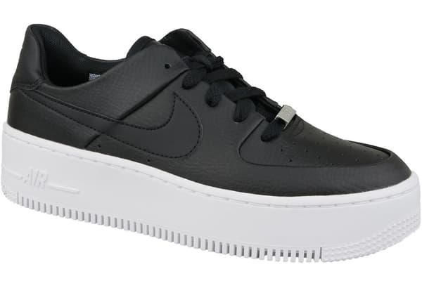 Nike Air Force 1 Sage Low, Kvinna, Sneakers, svart