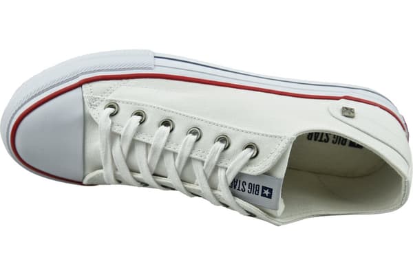 Big Star Shoes DD274336, Kvinna, Plimsolls, vit