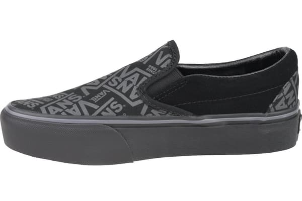 Vans 66 Classic Slip-On Platform VN0A3JEZWW0, Kvinna, Plimsolls, svart