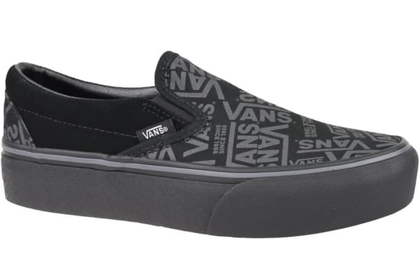 Vans 66 Classic Slip-On Platform VN0A3JEZWW0, Kvinna, Plimsolls, svart 35