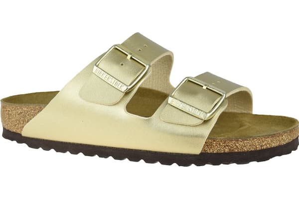Birkenstock Arizona BF 1016111, Kvinna, Tofflor, guld