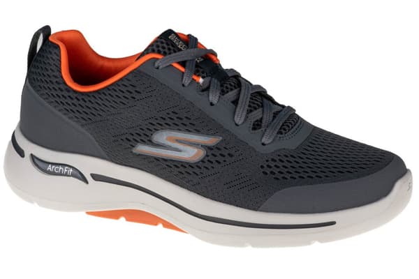 Skechers Go Walk Arch Fit 216116-CCOR, Man, Sneakers, grå 42
