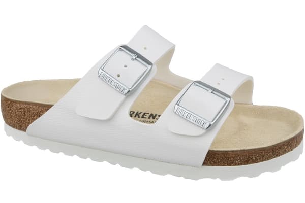 Birkenstock Arizona BF 51731, Unisex, Tofflor, vit